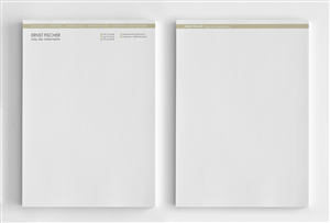 Letterhead Design by logodentity for Ernst Fischer Malergeschäft AG | Design: #4302465