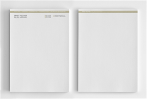 Letterhead Design by logodentity for Ernst Fischer Malergeschäft AG | Design: #4394608