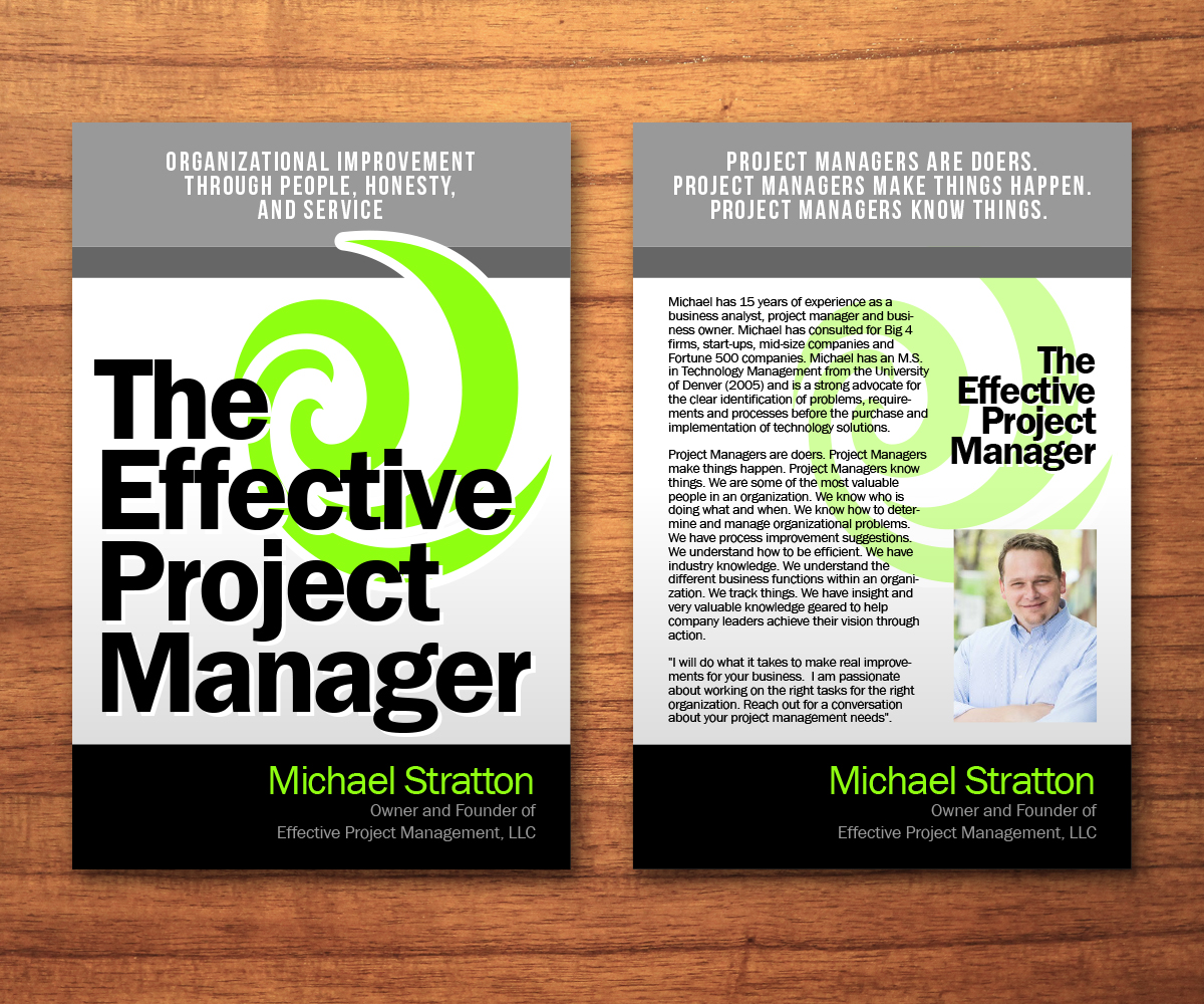 Book Cover Design by Toblindfoldher Graphic Design for Effective Project Management | Design #4267635
