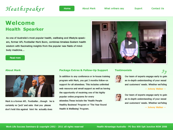 Landing Page Design by Tungnguyen for HAA | Design #177531