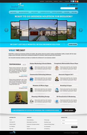 Web Design by pb for this project | Design: #1218076