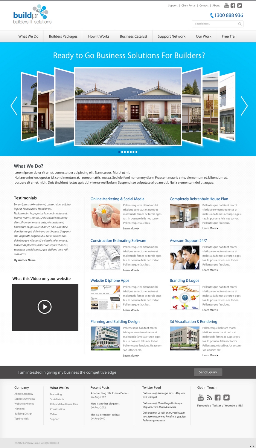 Web Design by pb for this project | Design #1218083