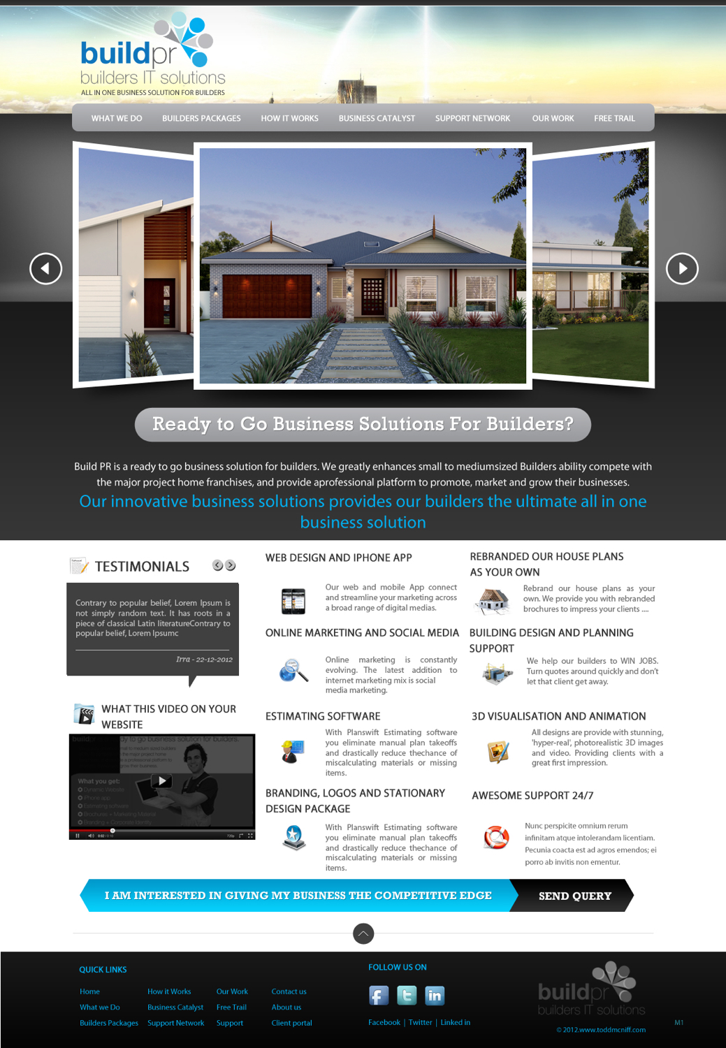 Web Design by pb for this project | Design #1222709