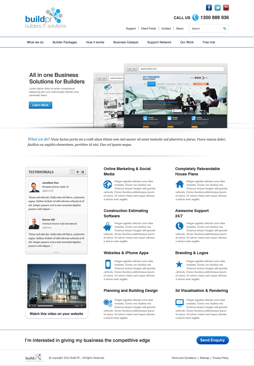 Web Design by OM for this project | Design #1218022