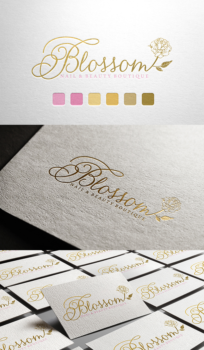 Logo Design by Merry_Elle for Blossom Nail & Beauty Boutique  | Design #4289291