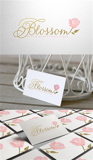 Logo Design by Merry_Elle for Blossom Nail & Beauty Boutique  | Design: #4299533