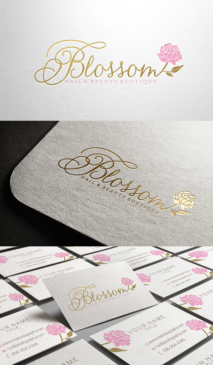 Logo Design by Merry_Elle for Blossom Nail & Beauty Boutique  | Design #4299571
