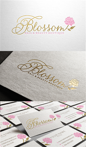 37 Elegant Feminine Beauty Salon Logo Designs For Blossom Nail 37 Elegant Feminine Beauty Salon Logo Designs For Blossom Nail