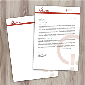 Letterhead Design by Nelsur for this project | Design: #4286324