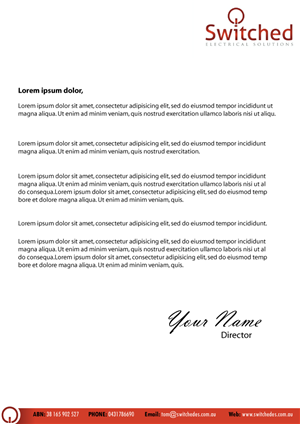Letterhead Design by Parul for this project | Design: #4293653