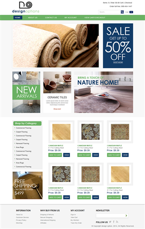 Web Design by webxvision for Design Options LLC | Design: #4302976