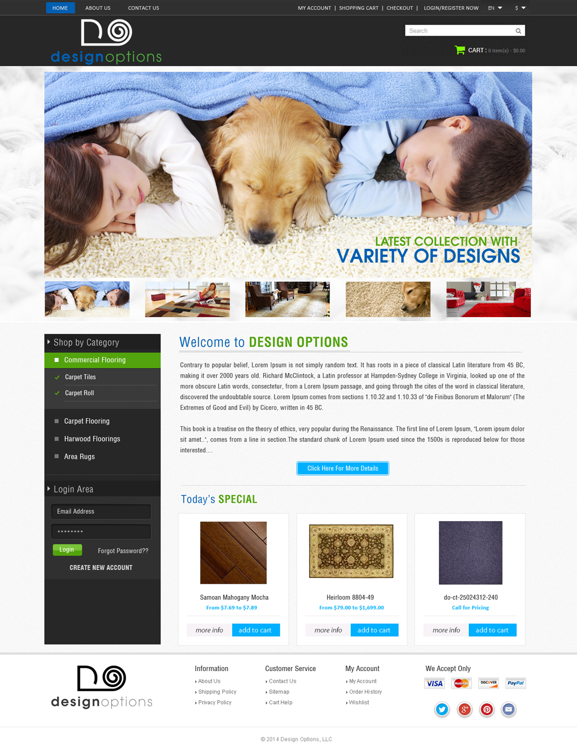 Web Design par webxvision pour Design Options LLC | Design #4309965