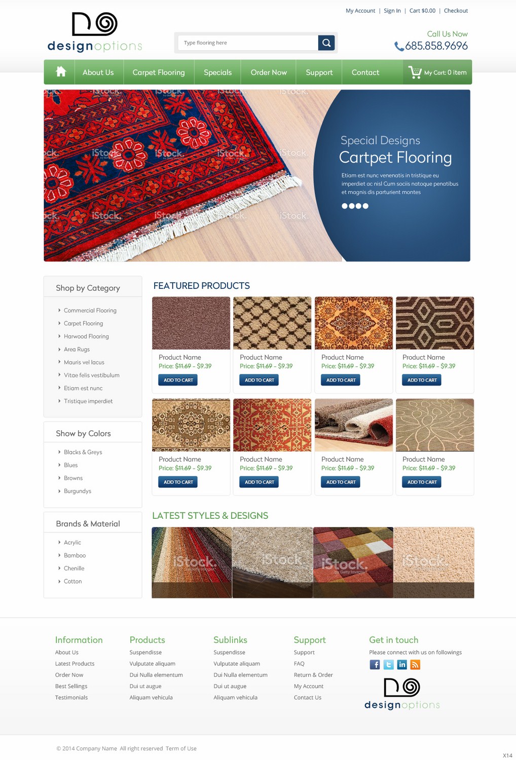 Web Design by pb for Design Options LLC | Design #4282649