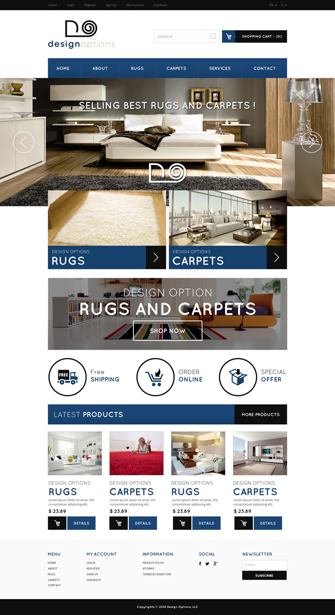 Web Design by Behriatech for Design Options LLC | Design #4296988