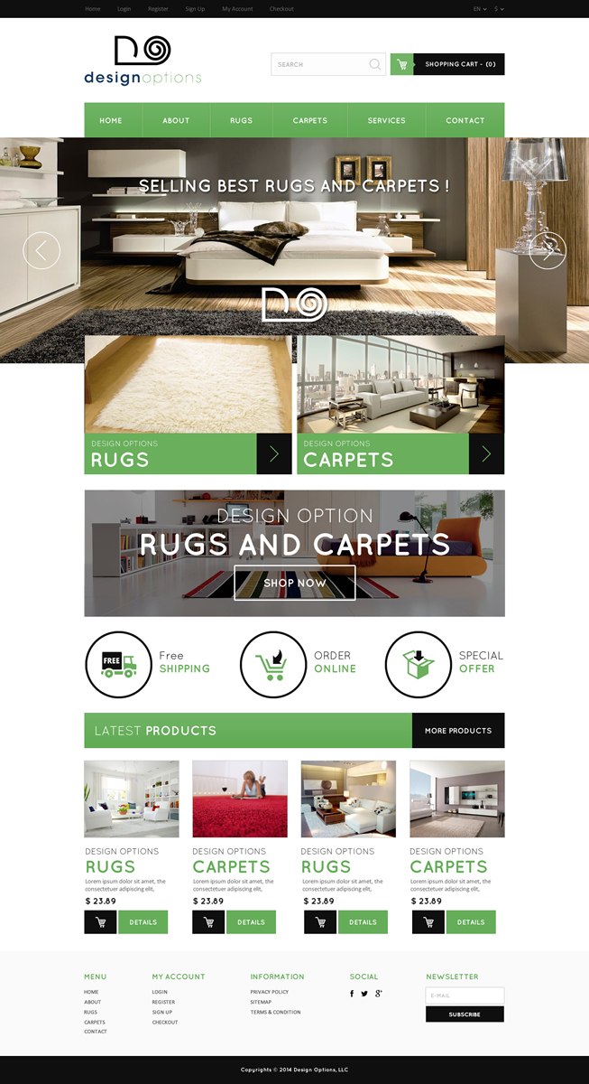 Web Design by Behriatech for Design Options LLC | Design #4296998