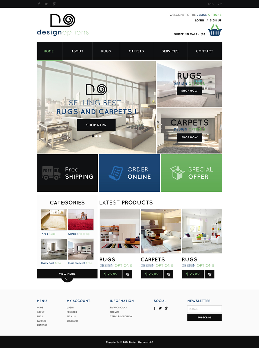 Web Design by Behriatech for Design Options LLC | Design #4297016