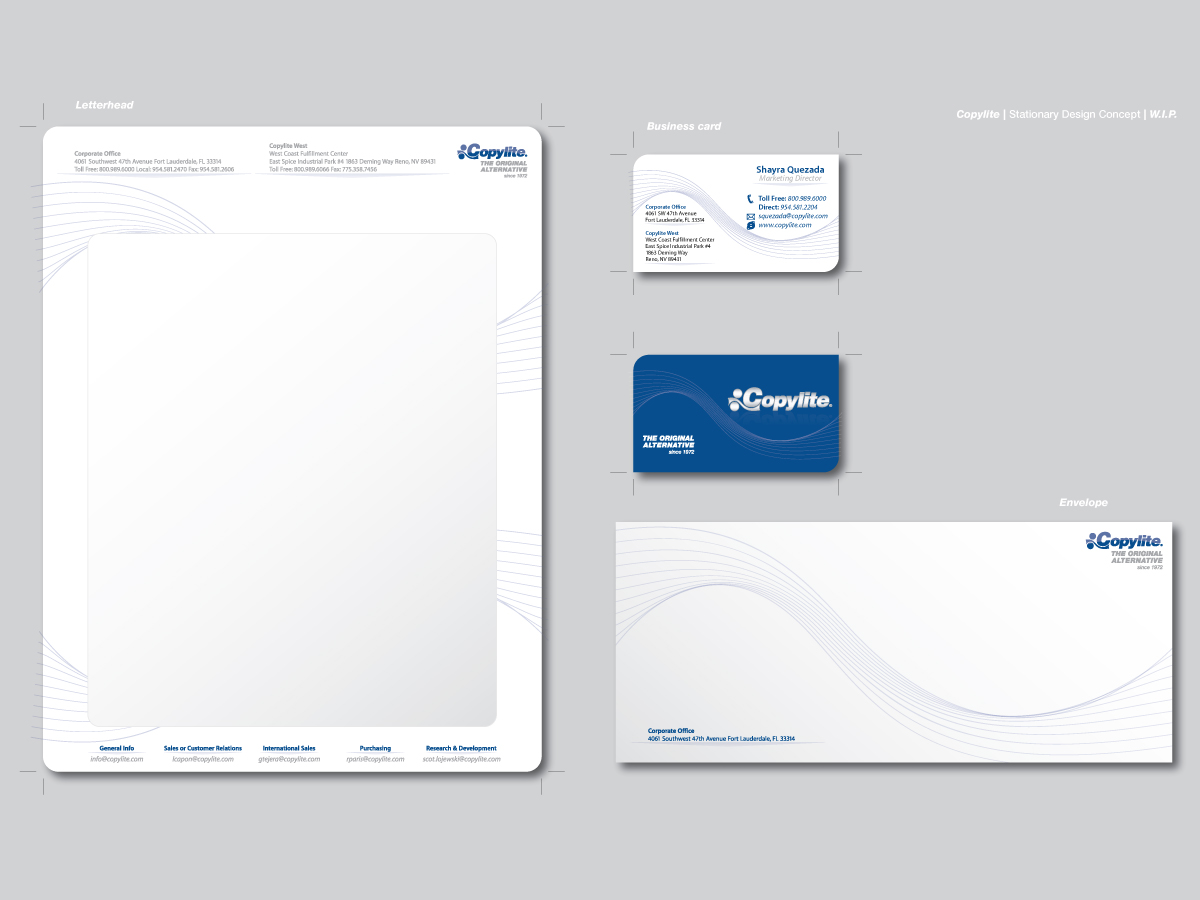 Design de Papeterie par Choaye pour Copylite Products | Design #184251