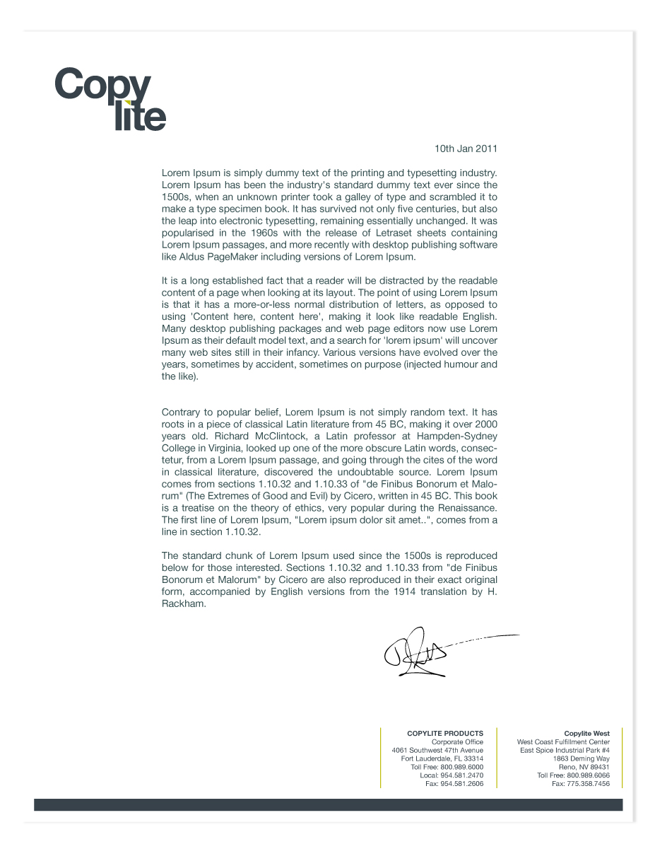 Stationery Design by MDS - bonusplusdesign.com for Copylite Products | Design #183471