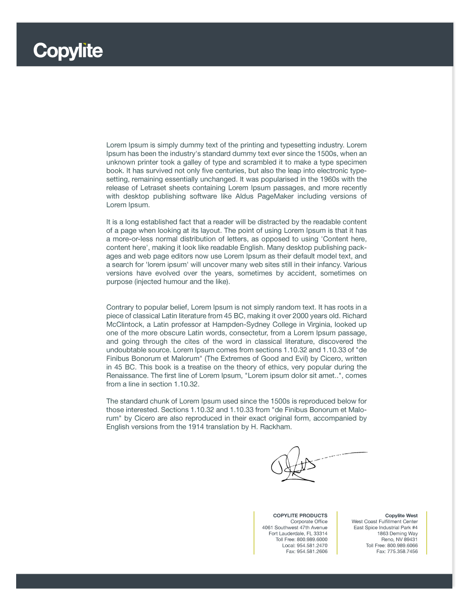 Stationery Design by MDS - bonusplusdesign.com for Copylite Products | Design #183472