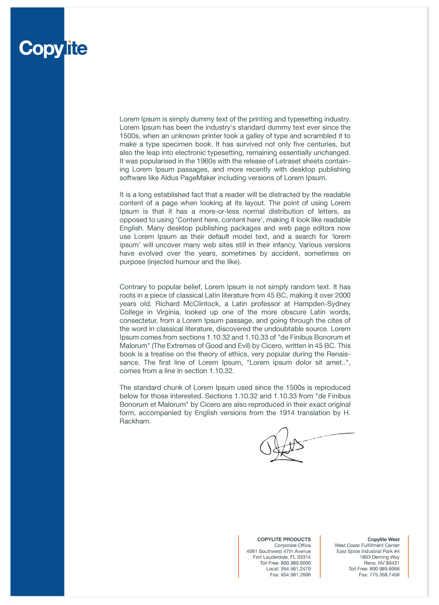 Stationery Design by MDS - bonusplusdesign.com for Copylite Products | Design #184389