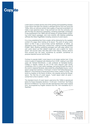 Stationery Design by MDS - bonusplusdesign.com for Copylite Products | Design: #184389