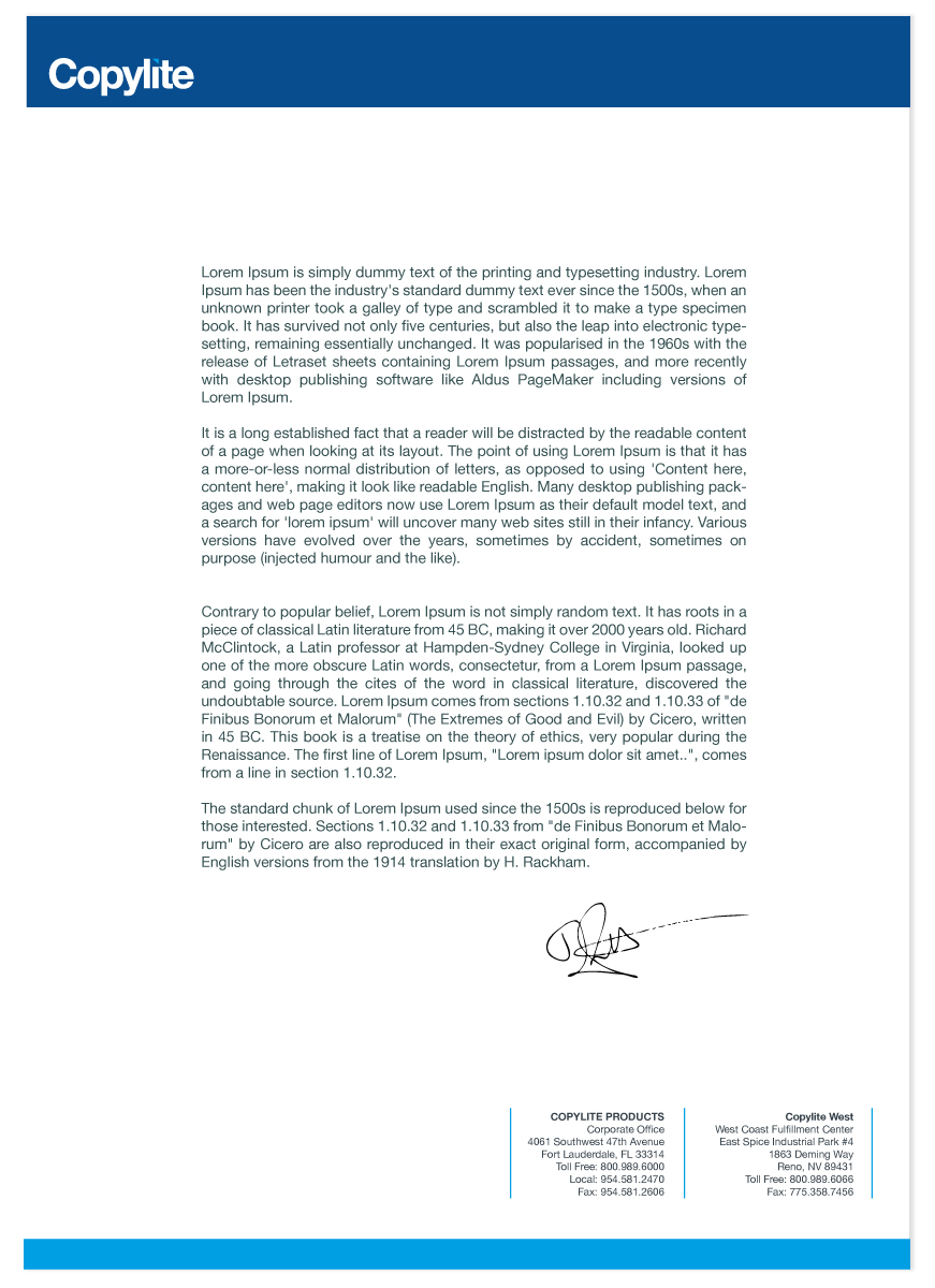 Stationery Design by MDS - bonusplusdesign.com for Copylite Products | Design #184390