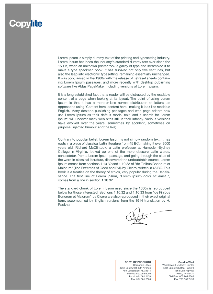 Stationery Design by MDS - bonusplusdesign.com for Copylite Products | Design #184391