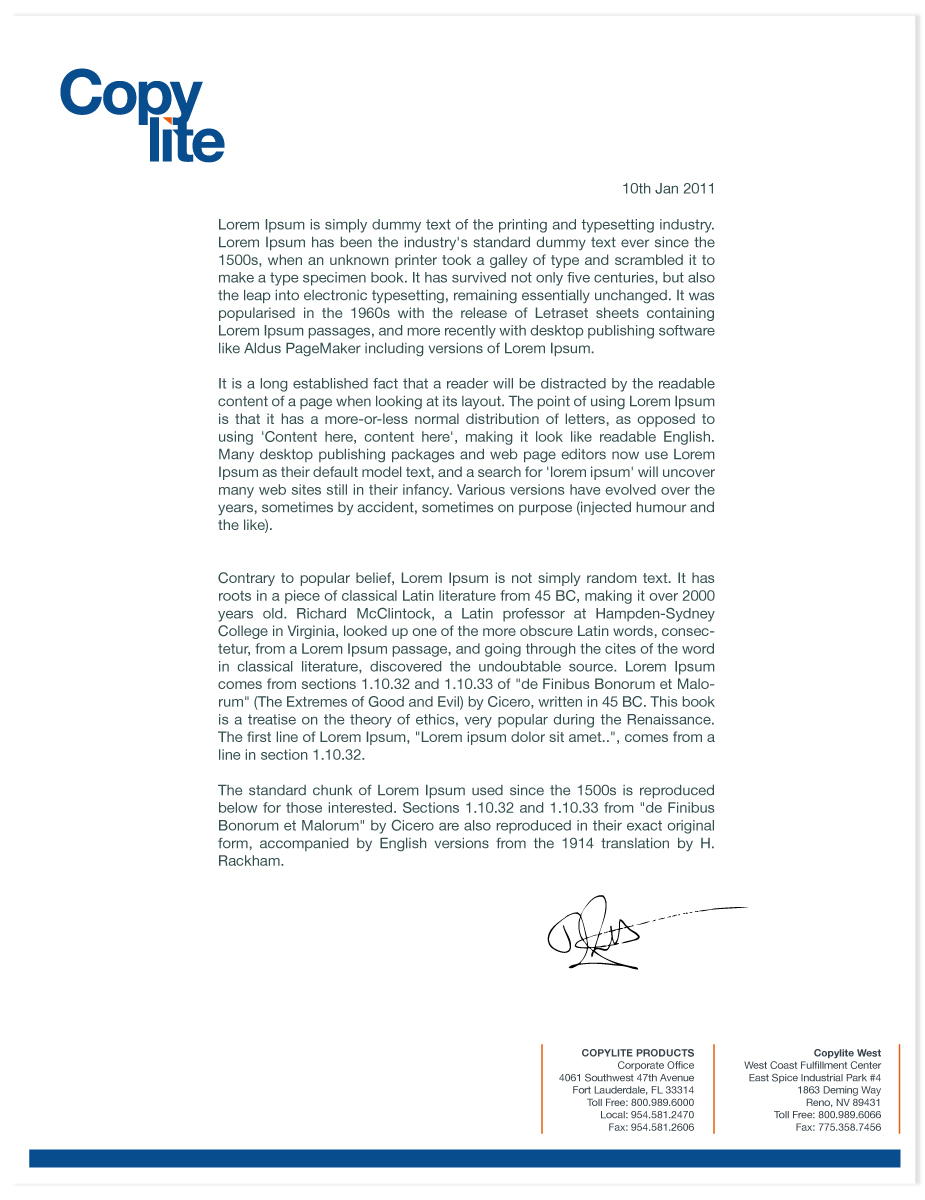 Stationery Design by MDS - bonusplusdesign.com for Copylite Products | Design #184392