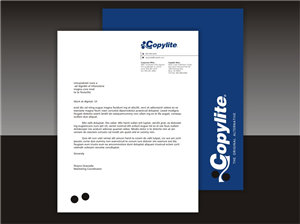 Stationery Design by mag wong for Copylite Products | Design #183863