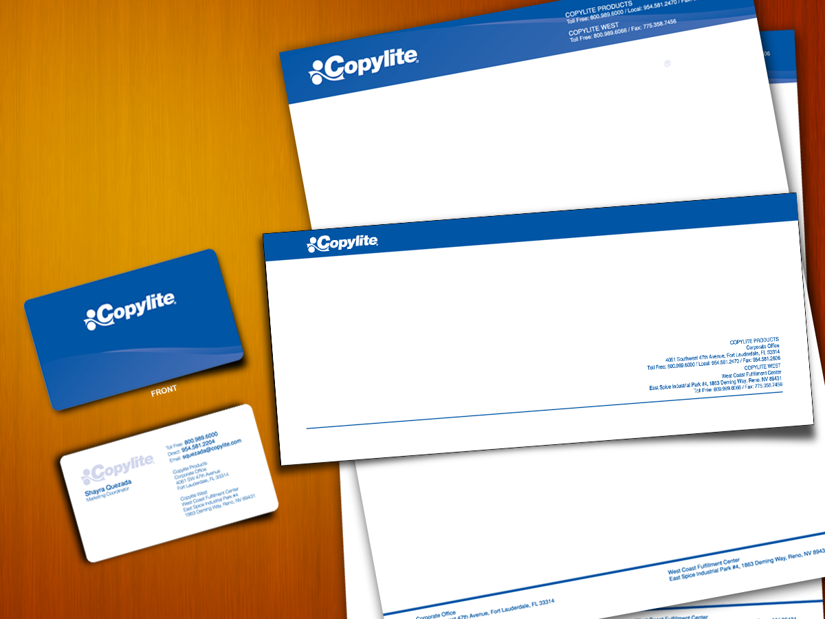 Design de Papeterie par GliderGraphx pour Copylite Products | Design #186680