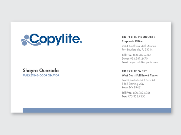 Stationery Design by Thomann Design for Copylite Products | Design #187533