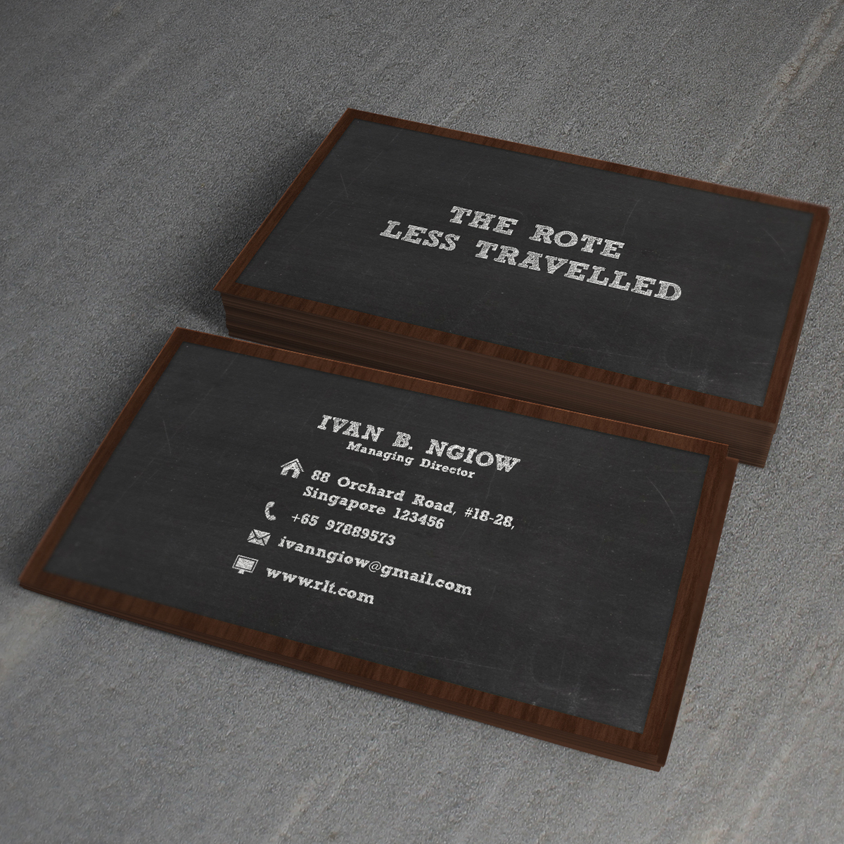 Business Card Design by Alexis for this project | Design: #1216828