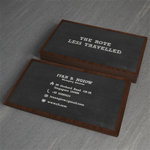 Business Card Design by Alexis for this project | Design: #1216828