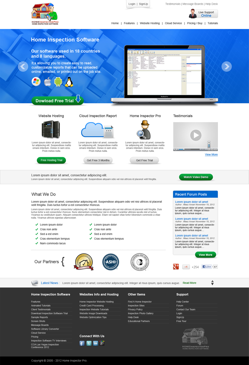Masculine, Modern, Home Inspection Web Design for Home Inspector Pro ... Masculine, Modern, Home Inspection Web Design for Home Inspector Pro ...