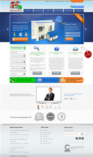 Home Inspector Software Site Design | Diseño Web por Desire Design Solutions