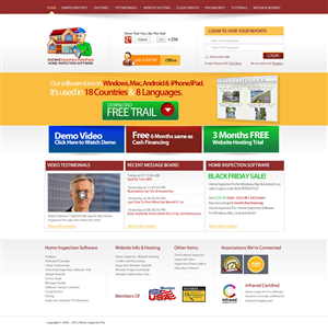 Home Inspector Software Site Design | Diseño Web por TechWise