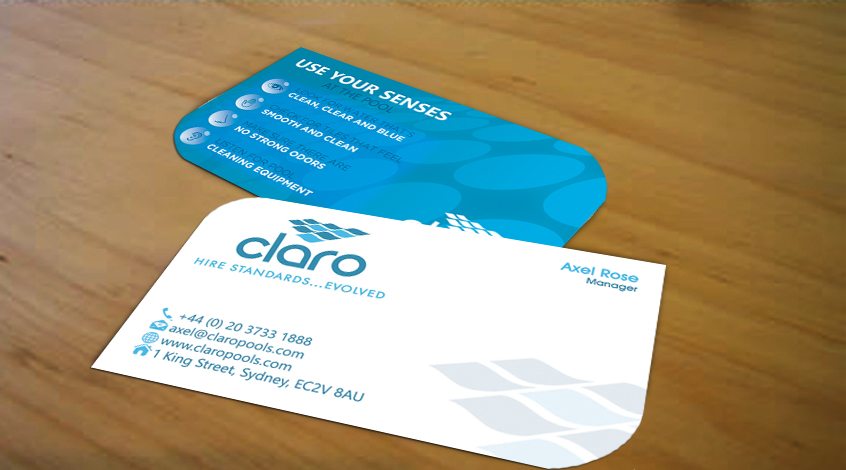 Business Card Design by Hardcore Design for CLARO | Design #4304142
