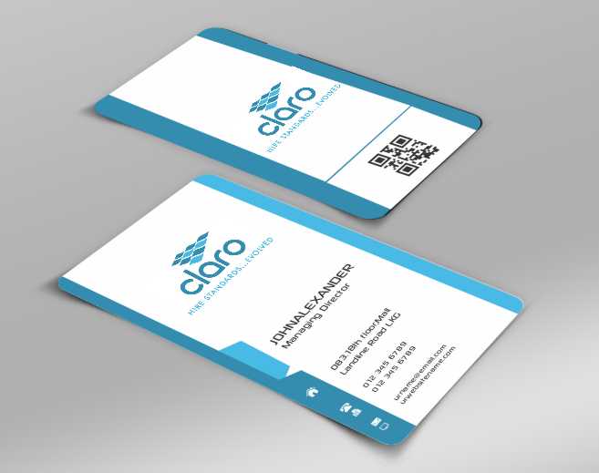 Business Card Design by AwsomeD for CLARO | Design #4288262