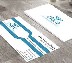 Business Card Design by AwsomeD for CLARO | Design: #4288266