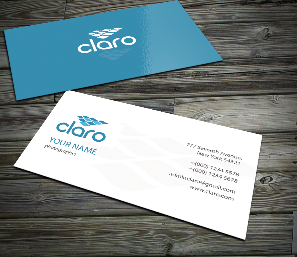 Business Card Design by shaikhdesign for CLARO | Design #4277033