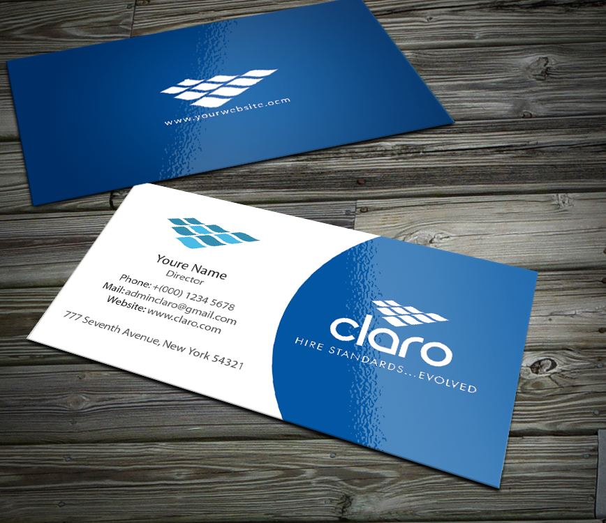 Business Card Design by shaikhdesign for CLARO | Design #4277984