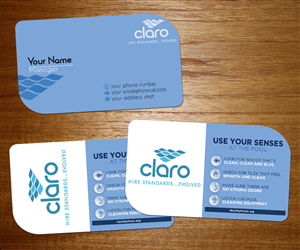 Business Card Design by Waroqun for CLARO | Design: #4293594