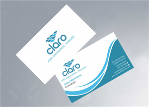 Business Card Design by szabist for CLARO | Design #4287943