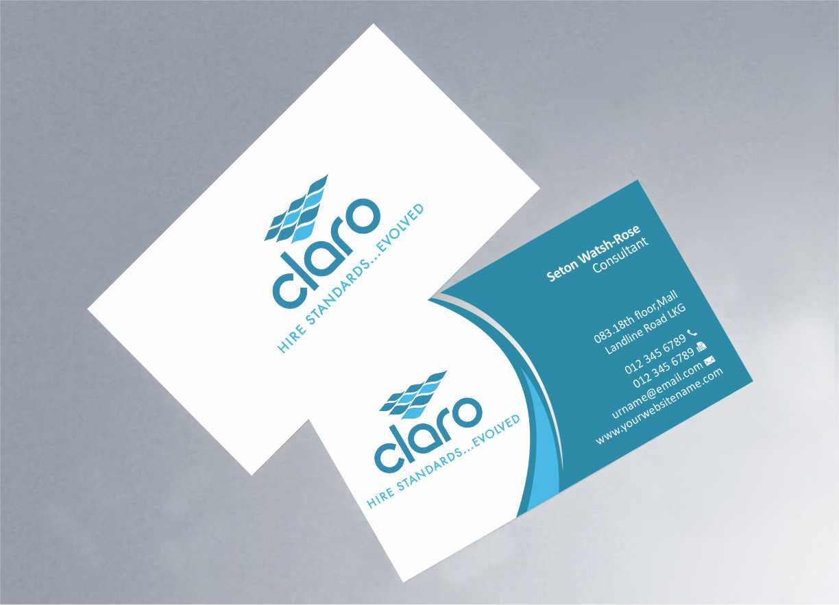 Visitenkarten-Design von szabist für CLARO | Design #4287945