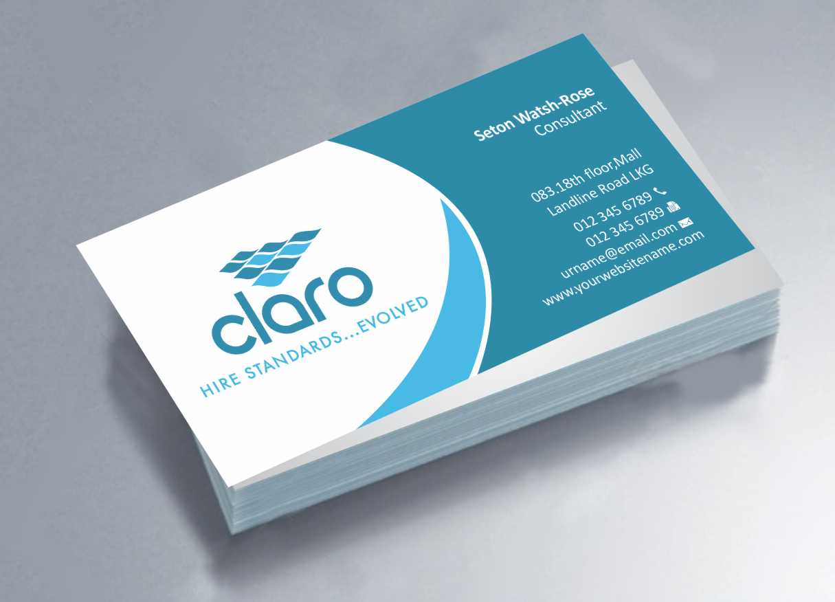 Visitenkarten-Design von szabist für CLARO | Design #4287948