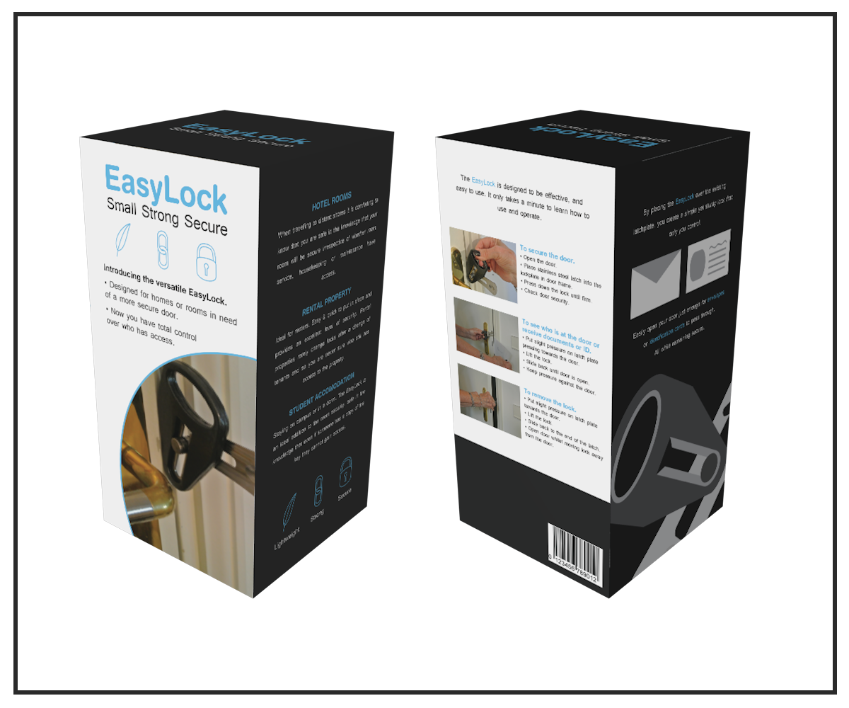 Packaging Design by insultr for The EasyLock | Design #4349923