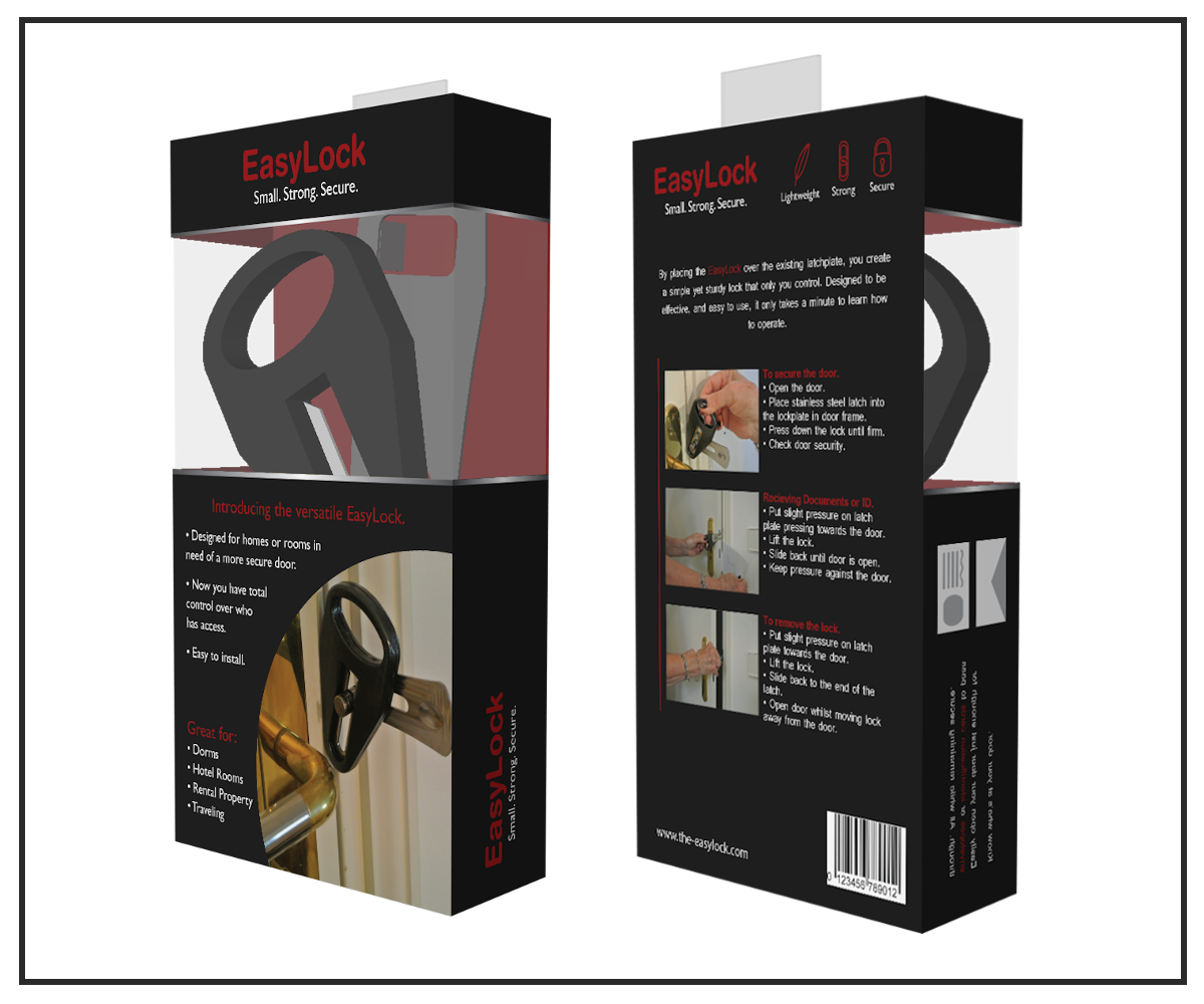 Packaging Design by insultr for The EasyLock | Design #4363077