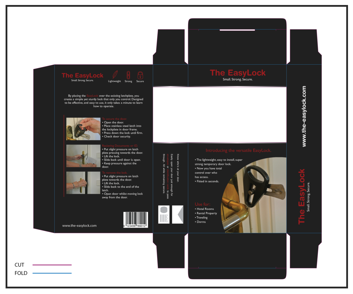 Packaging Design by insultr for The EasyLock | Design #4379959