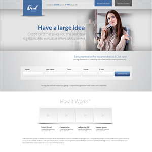 Landing Page Design by an3