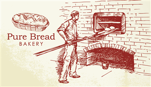 Business Card Design by MPStudio for pure bread bakery | Design: #1215951